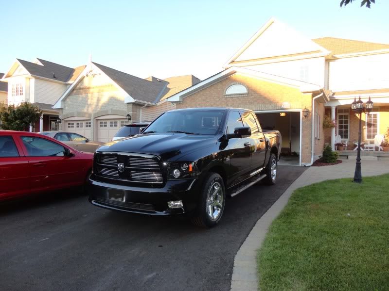 Recon Projectors Installed & Plastidipped Grille! DODGE RAM FORUM